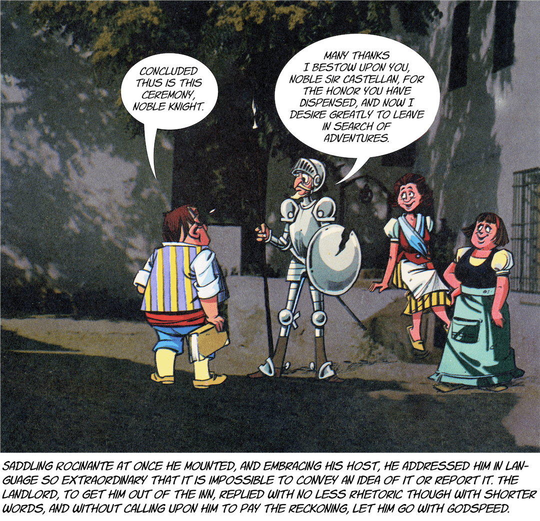 A Knight at Long Last panel 11