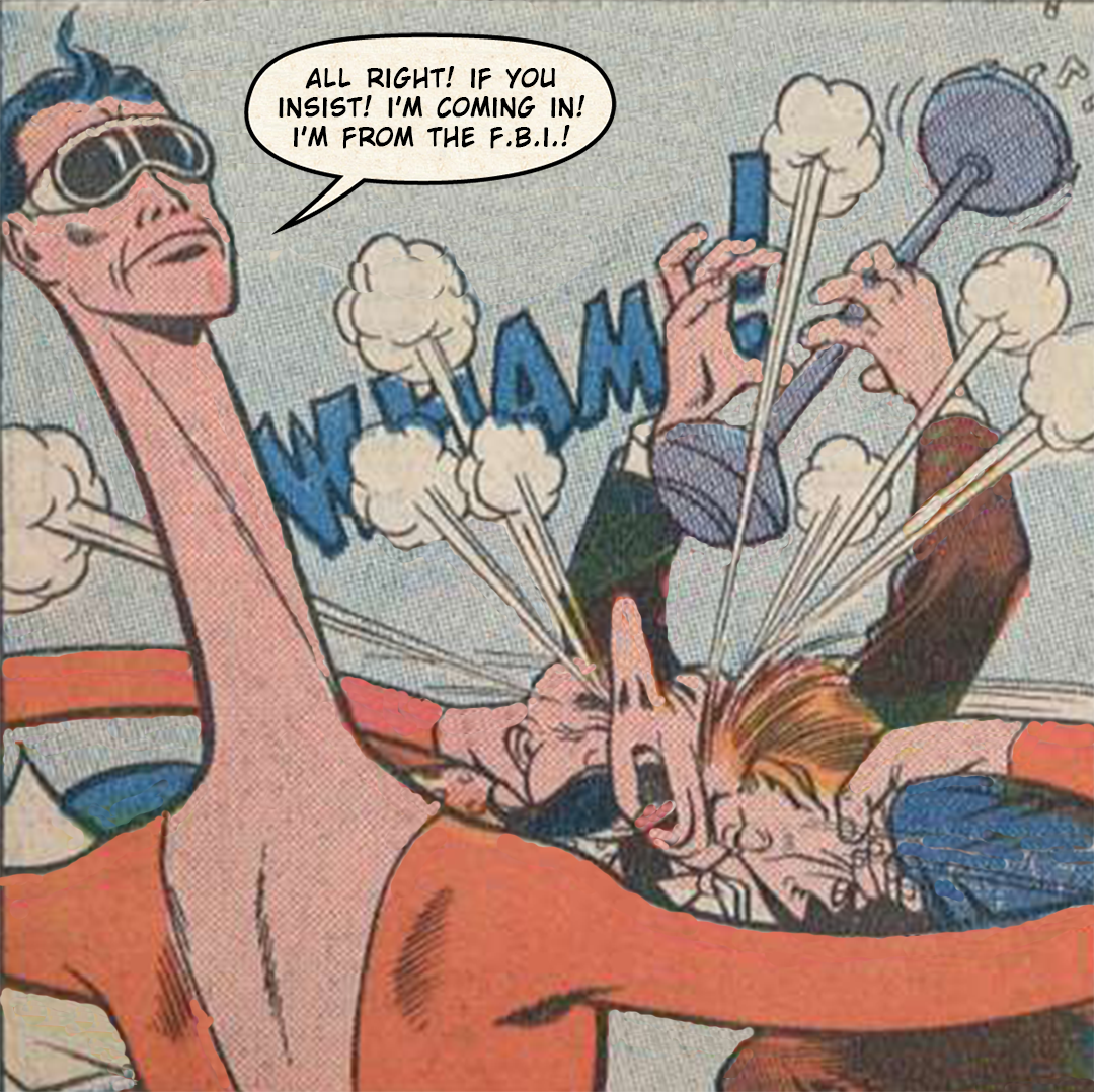 Plastic Man, 99 years #2 - Bumped Heads & Plot Twists panel 5