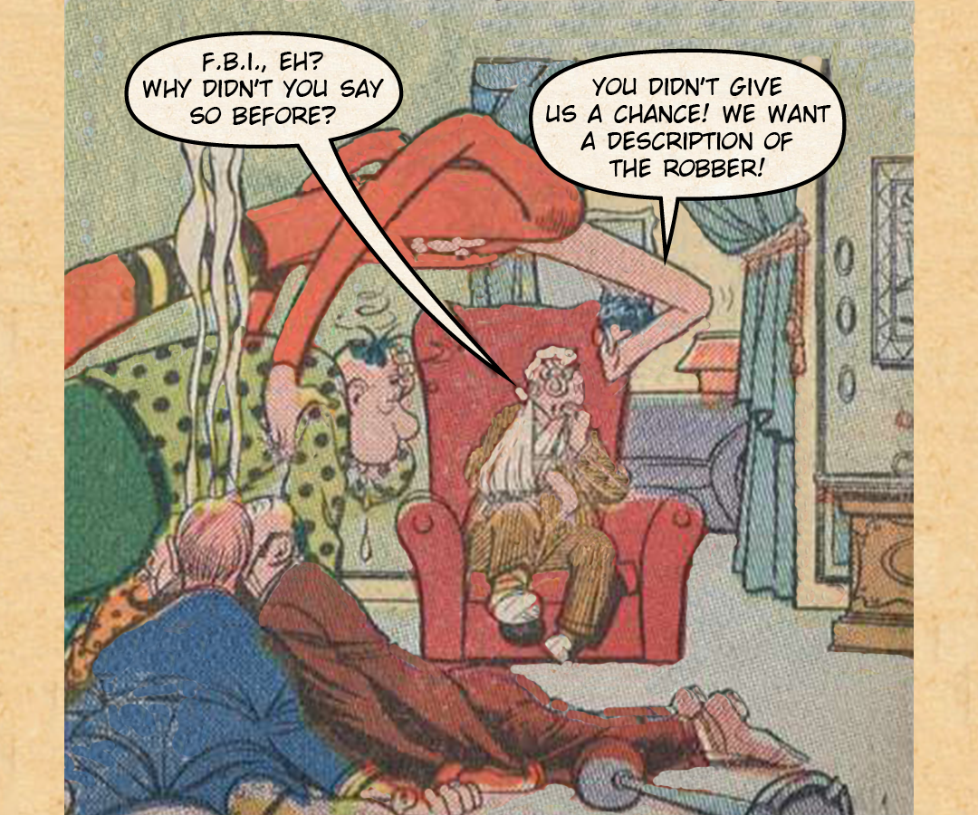 Plastic Man, 99 years #2 - Bumped Heads & Plot Twists panel 6