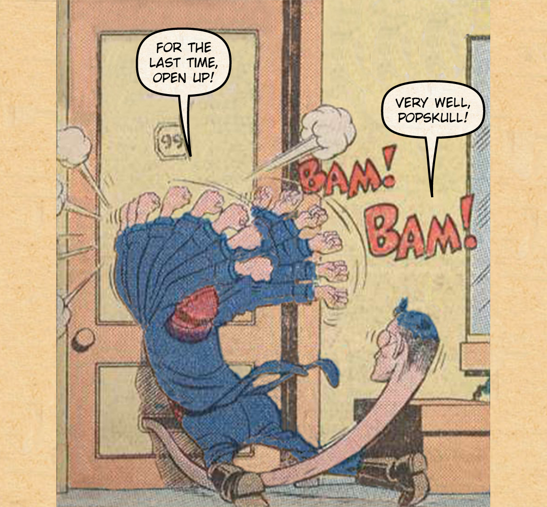 Plastic Man, 99 years #5 - Only The Good Die Young panel 7
