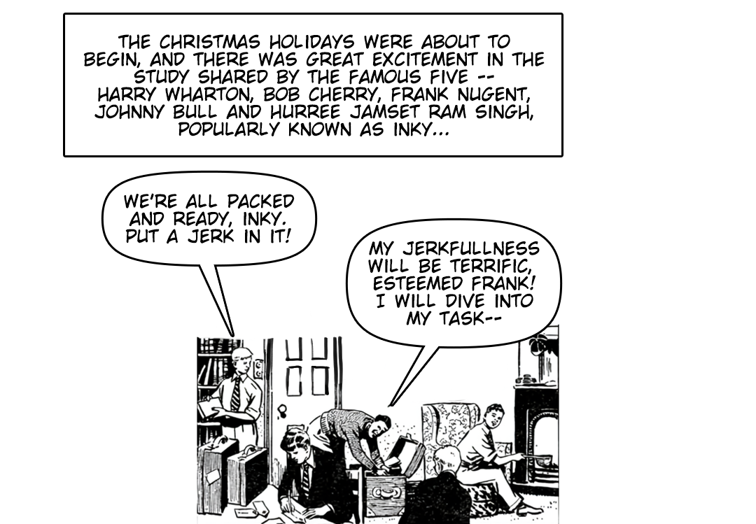 Christmas at Greyfriars #1 panel 3