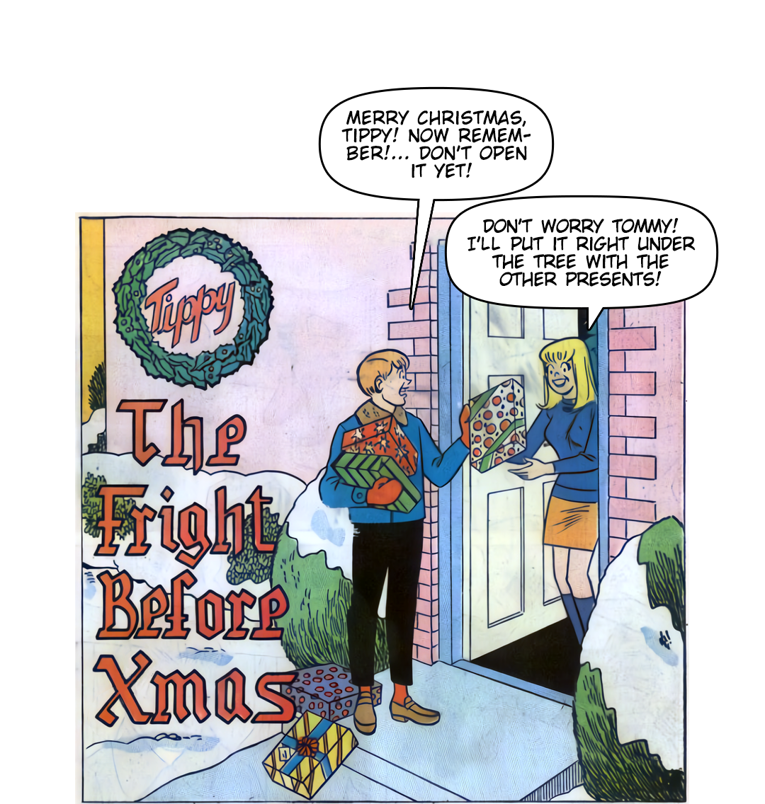 The Fright Before Christmas #1 panel 1