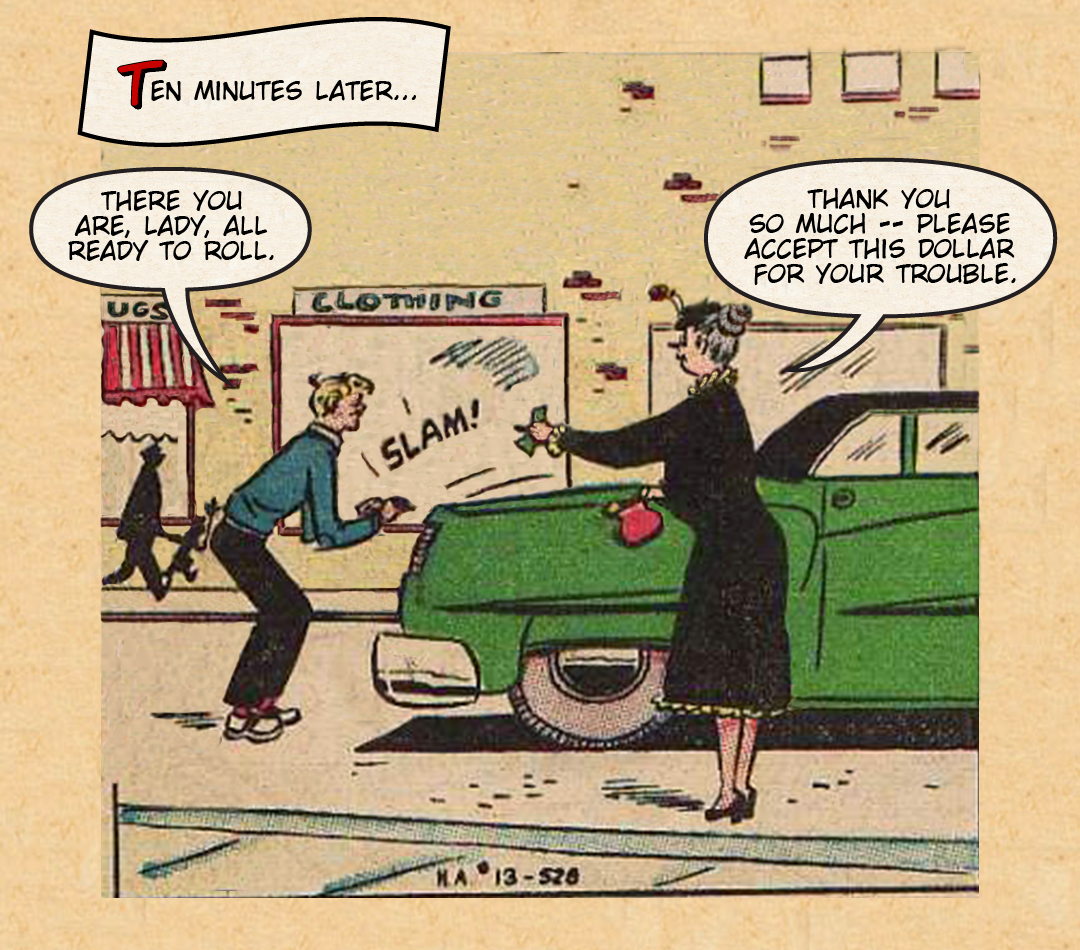 The Flat Tyre #1 - No Good Deed... panel 6