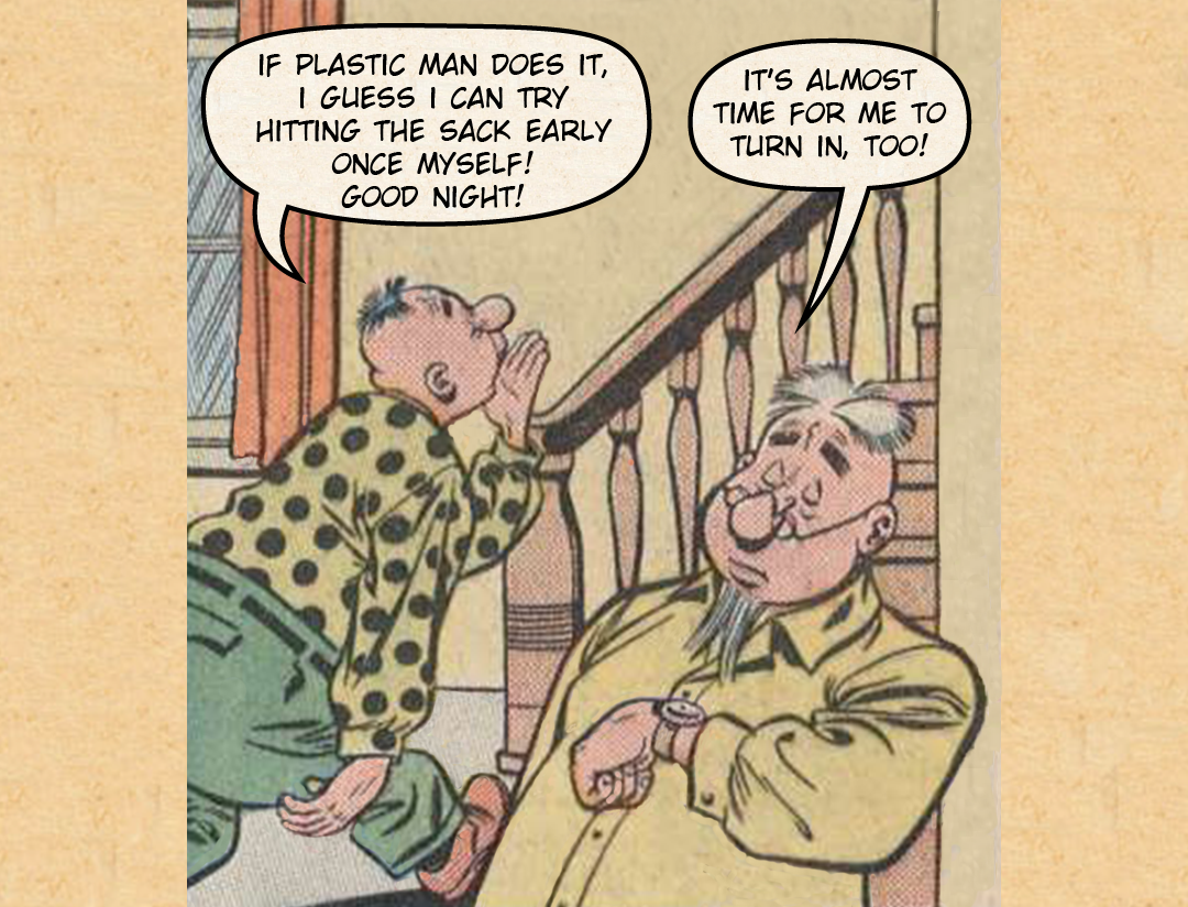 Plastic Man at the Farm #2 - This Is The Life panel 15