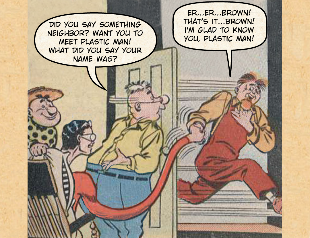 Plastic Man at the Farm #2 - This Is The Life panel 4