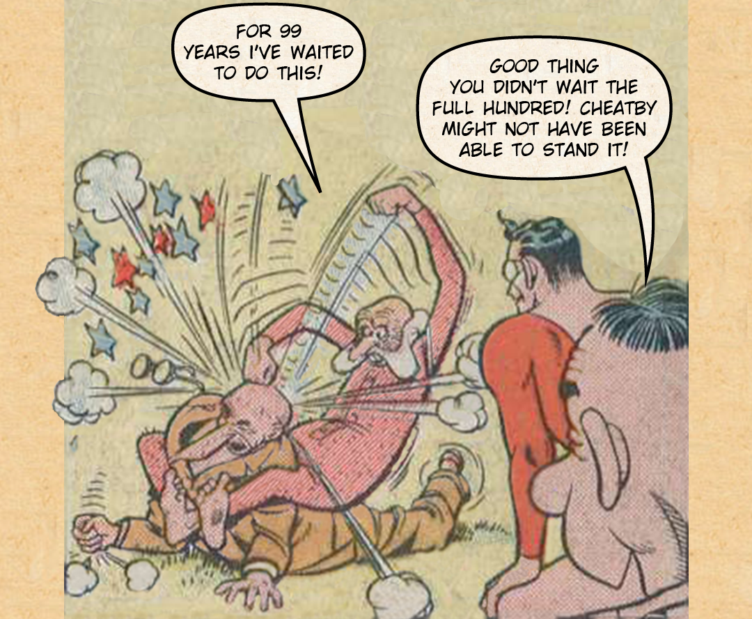  Plastic Man, 99 years #6 - The Grand Finale panel 6