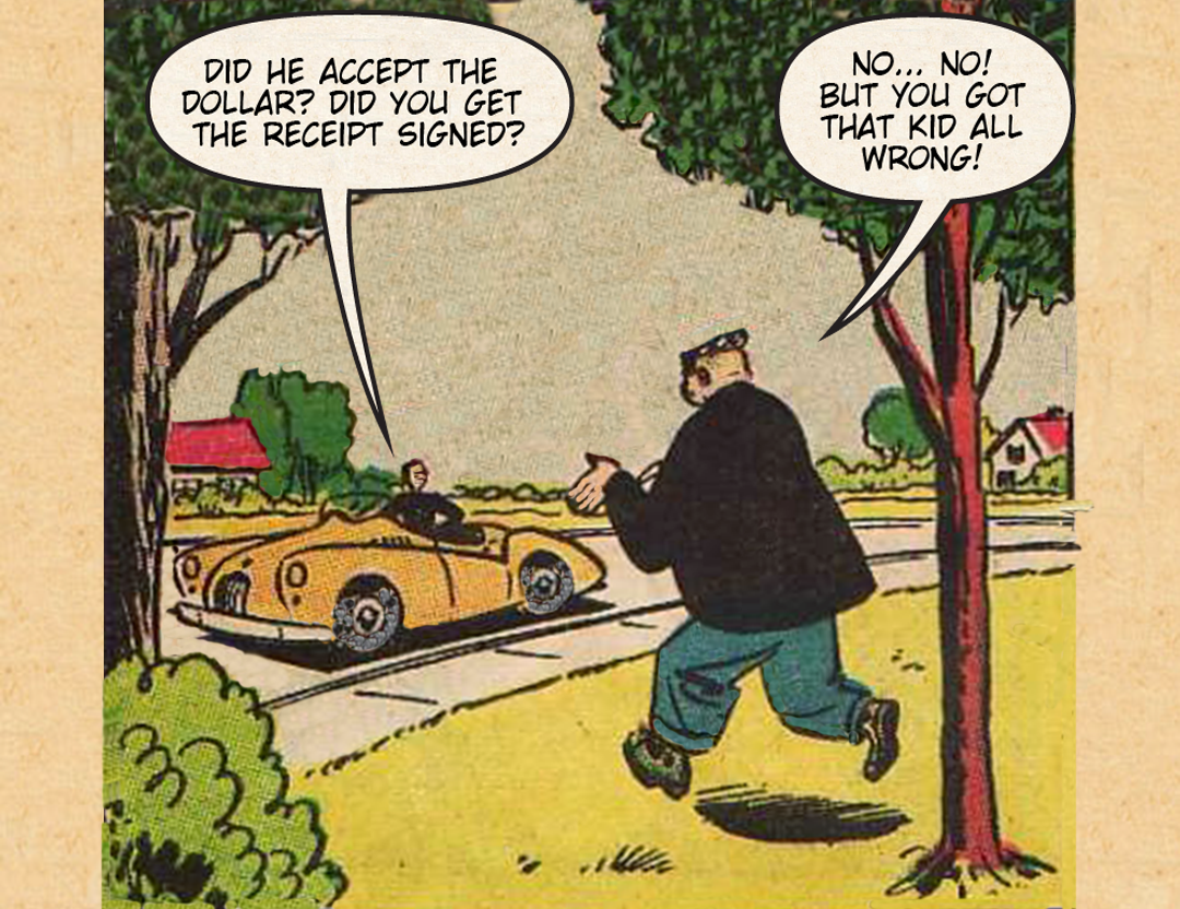 The Flat Tyre #4 - Sign on the Dotted Line panel 8