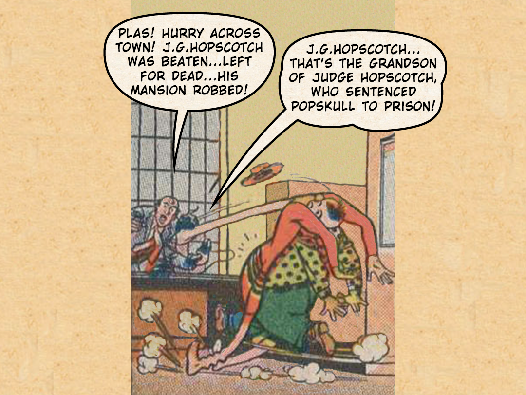 Plastic Man, 99 years #1 - A Century of Vengeance panel 18