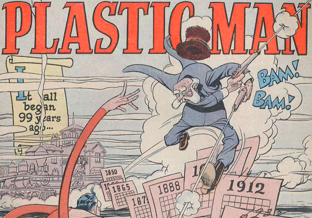 Plastic Man, 99 years #1 - A Century of Vengeance panel 2