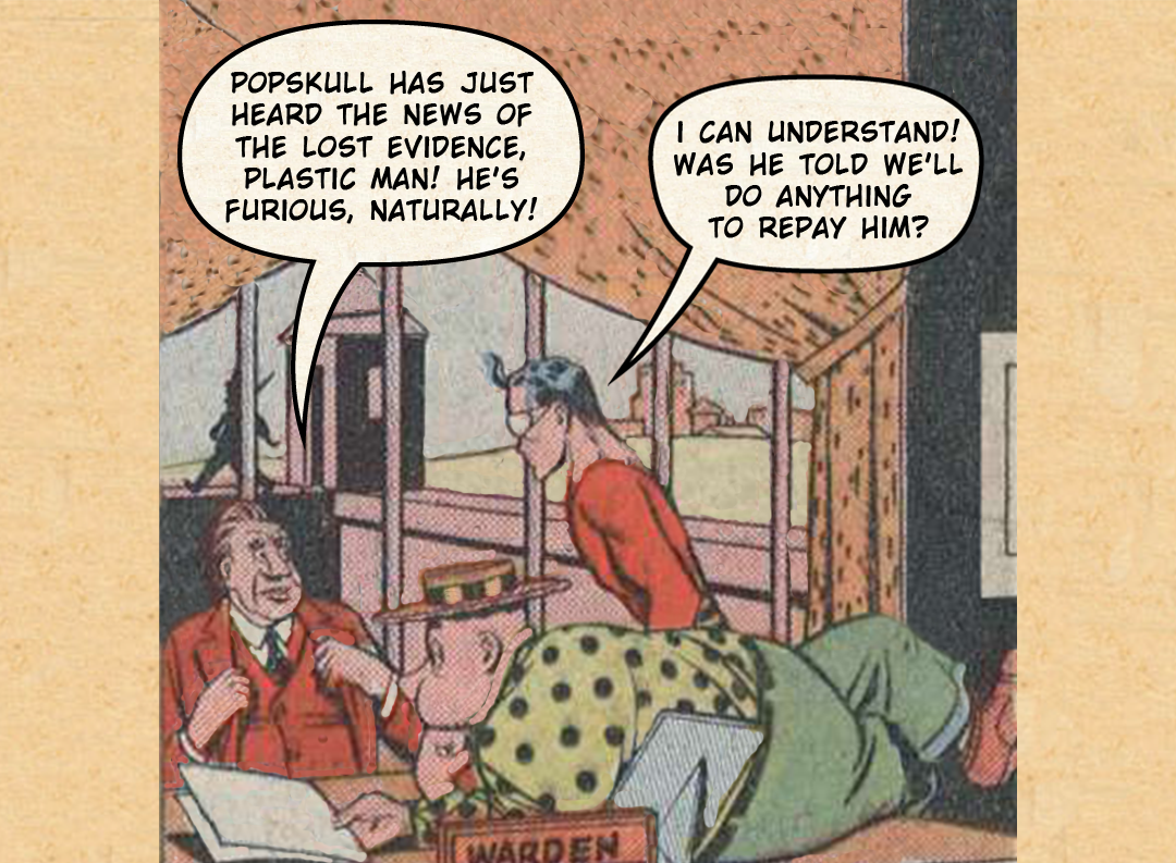 Plastic Man, 99 years #1 - A Century of Vengeance panel 8