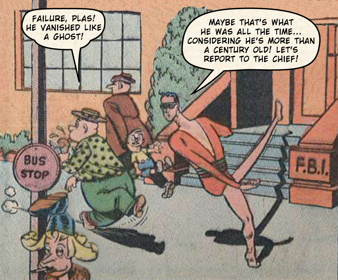 Plastic Man, 99 years #1 - A Century of Vengeance panel 17