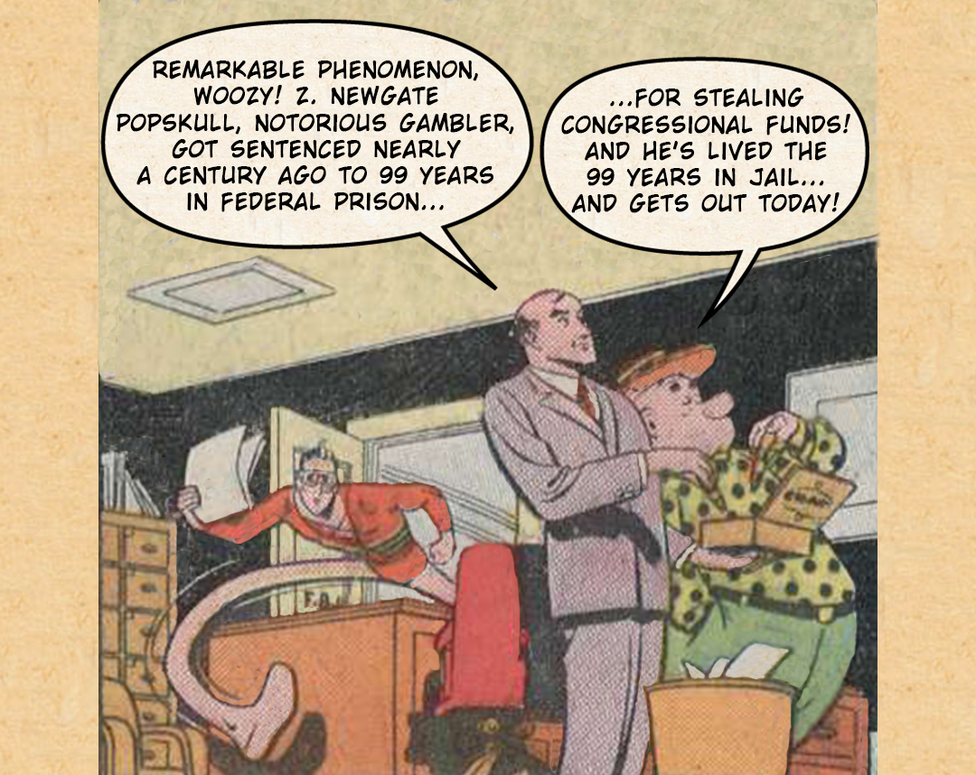 Plastic Man, 99 years #1 - A Century of Vengeance panel 5