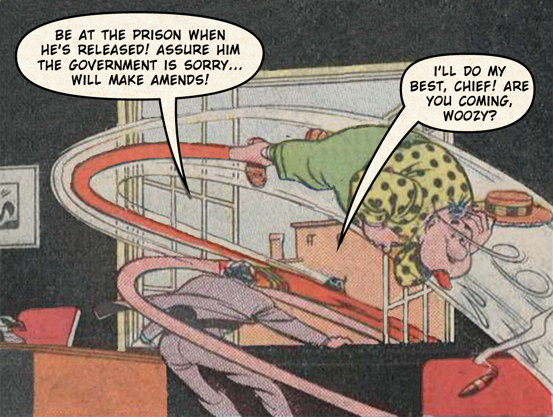 Plastic Man, 99 years #1 - A Century of Vengeance panel 7