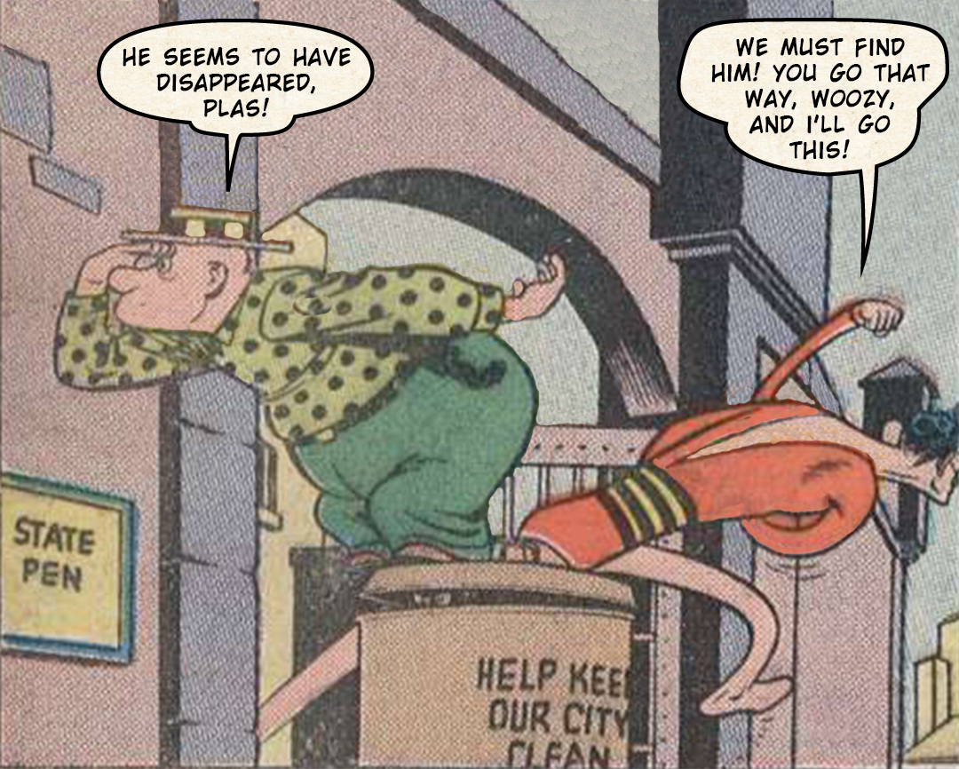 Plastic Man, 99 years #1 - A Century of Vengeance panel 13