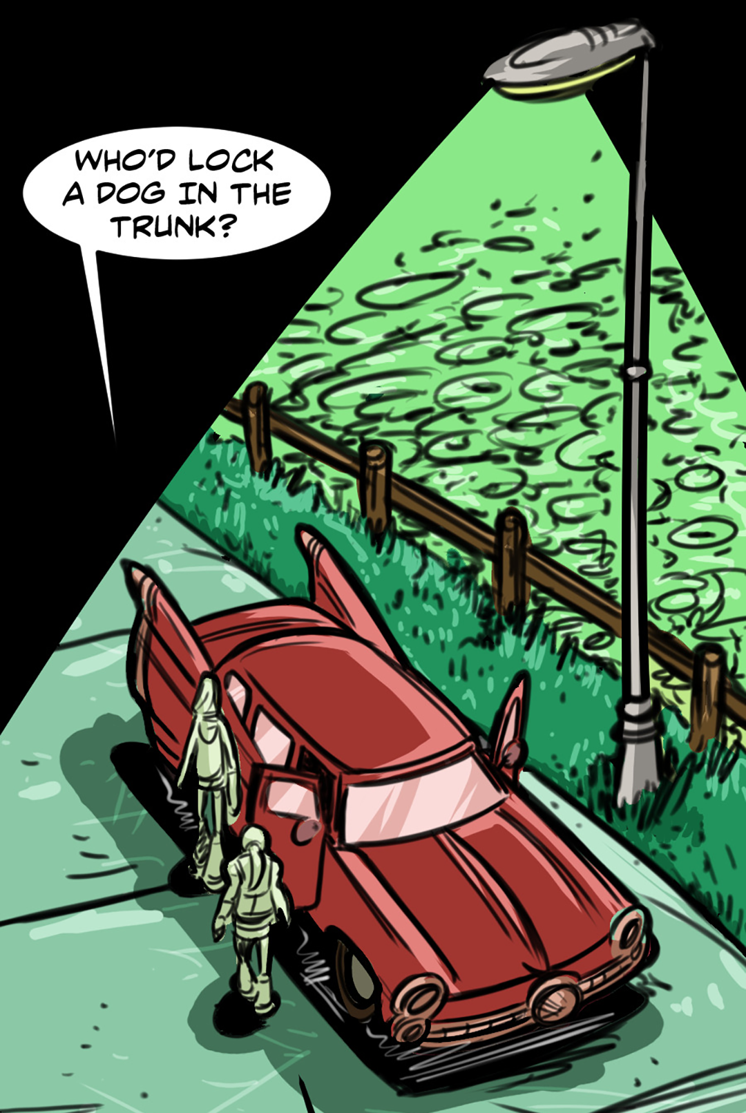 It's Coming From the Trunk... panel 17