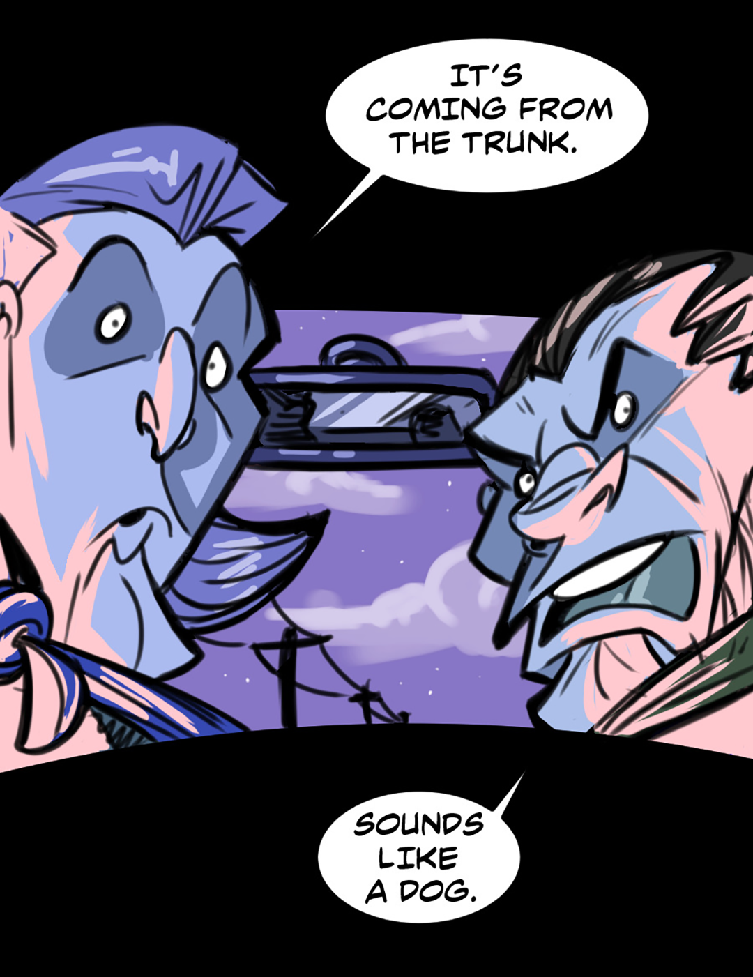 It's Coming From the Trunk... panel 16