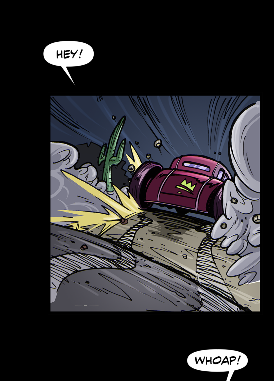 The Ghost Car! panel 2