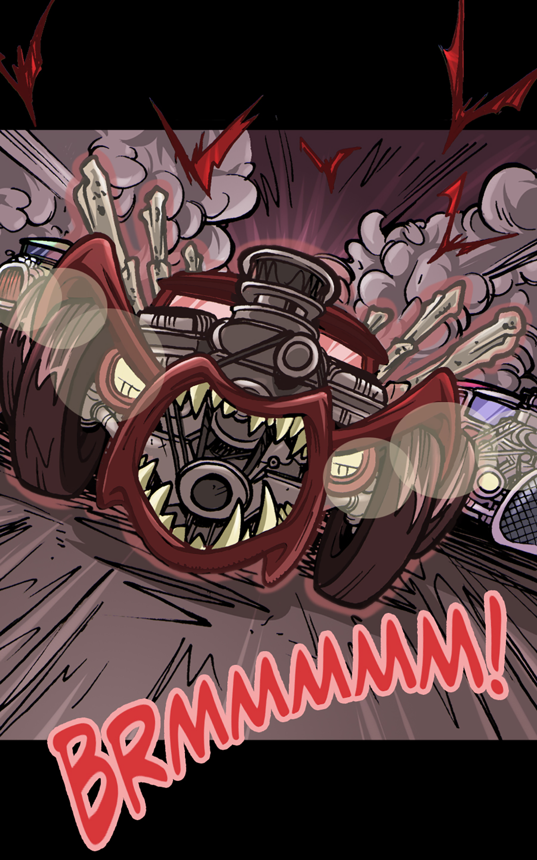 The Ghost Car! panel 1