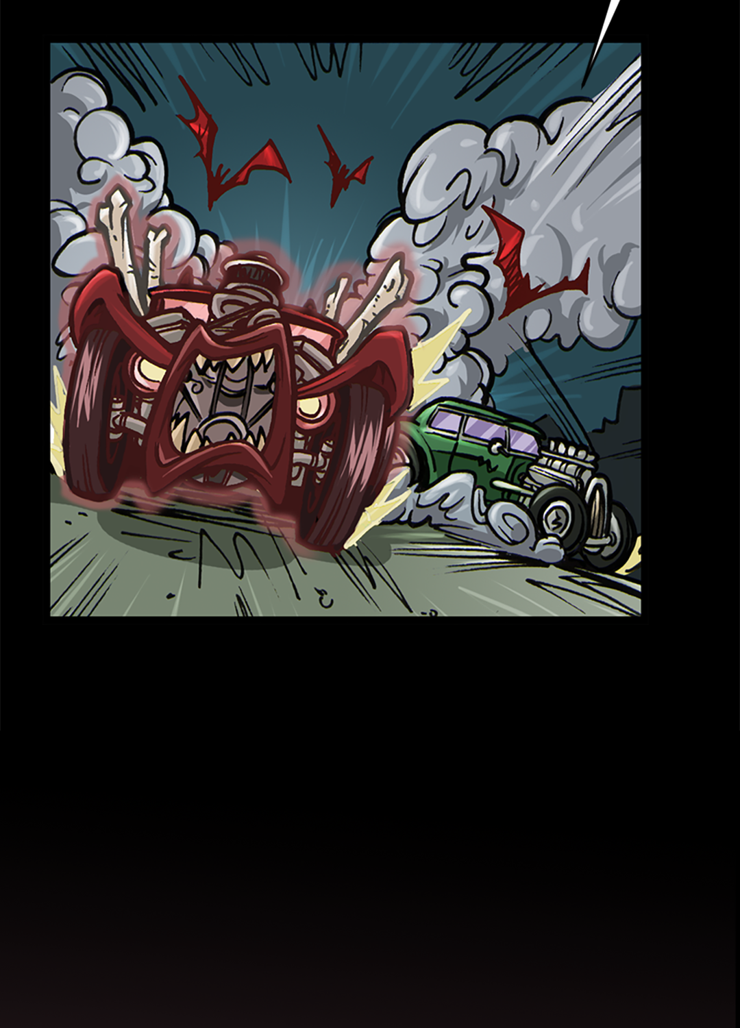 The Ghost Car! panel 3