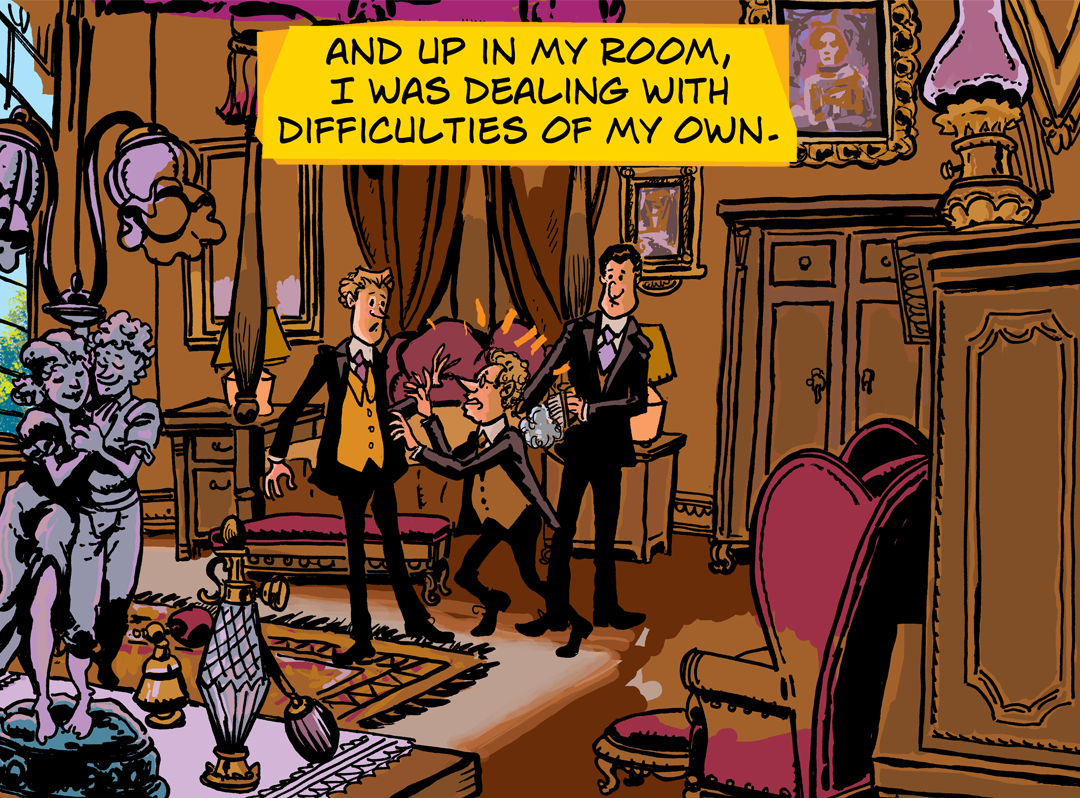 Gussie's Peril panel 1