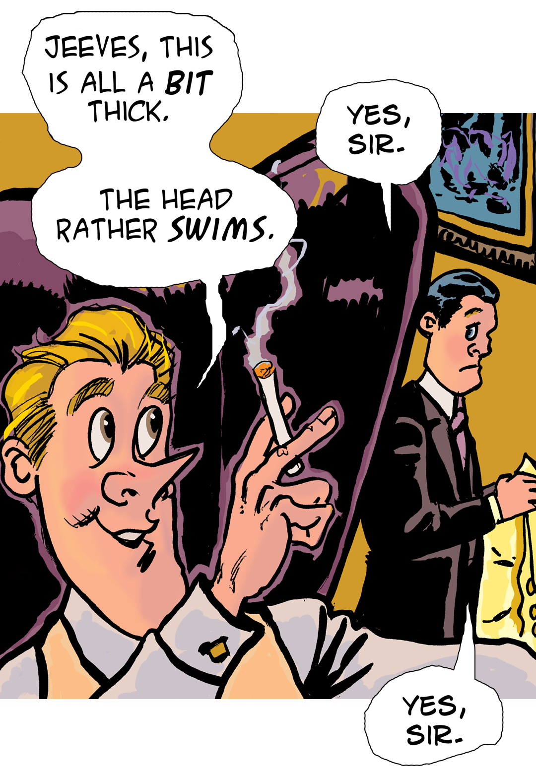 Jeeves's Betrayal panel 1