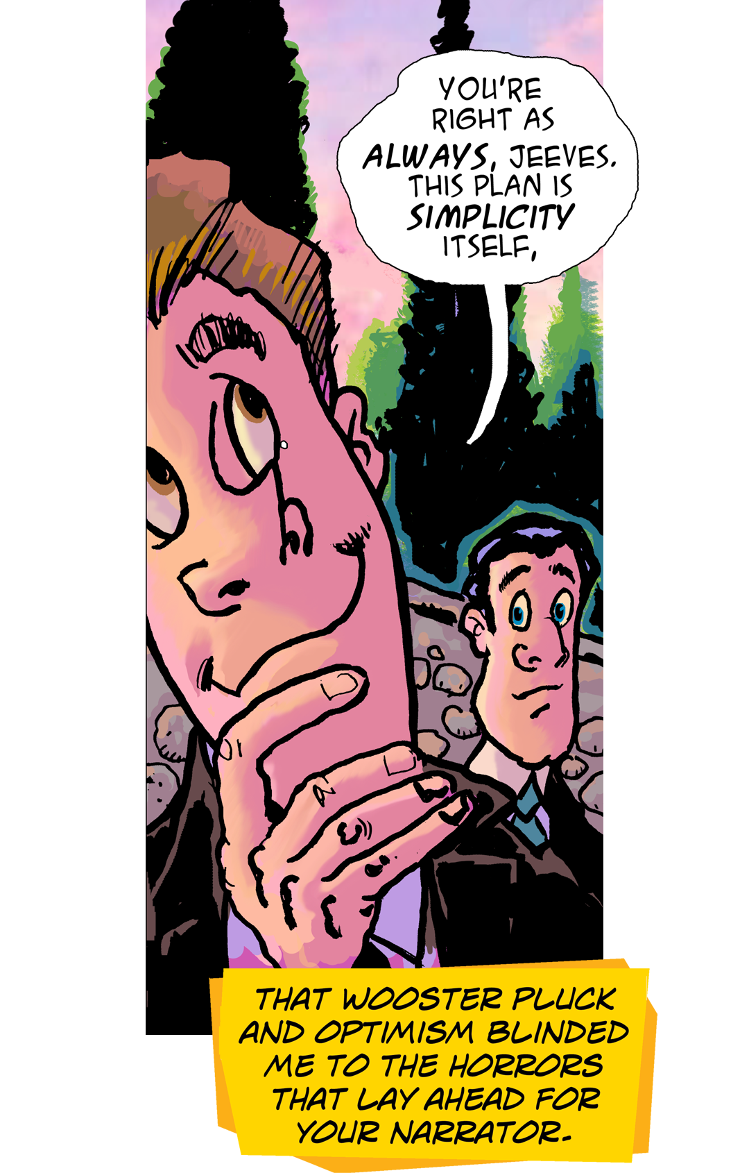 Jeeves's Rotten Scheme panel 9