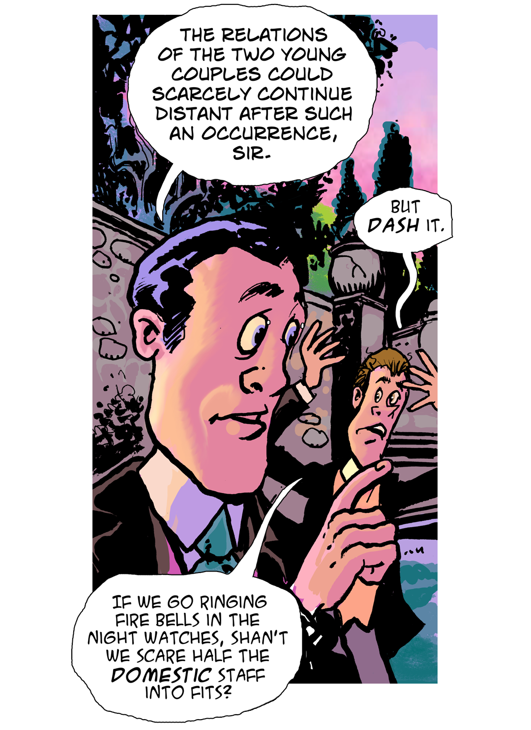 Jeeves's Rotten Scheme panel 7