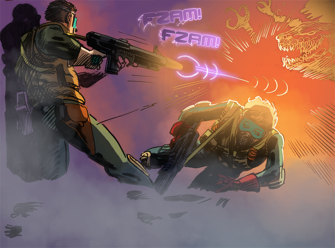 Close-quarters Combat panel 11