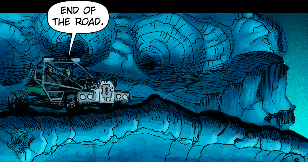 The Stowaway panel 1