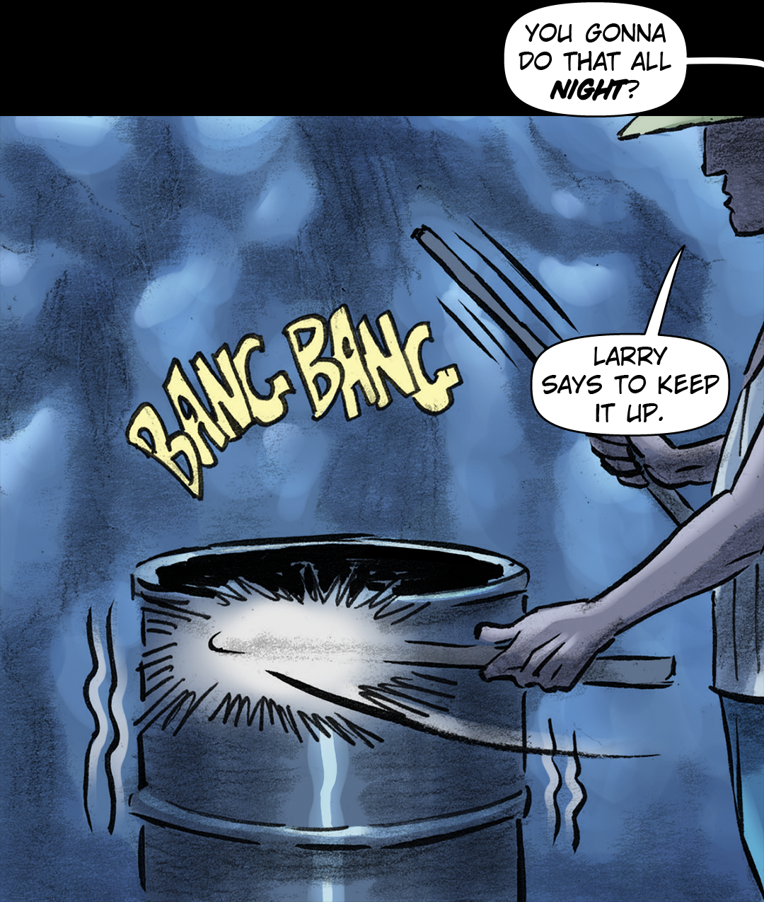 Drummer Boy panel 1