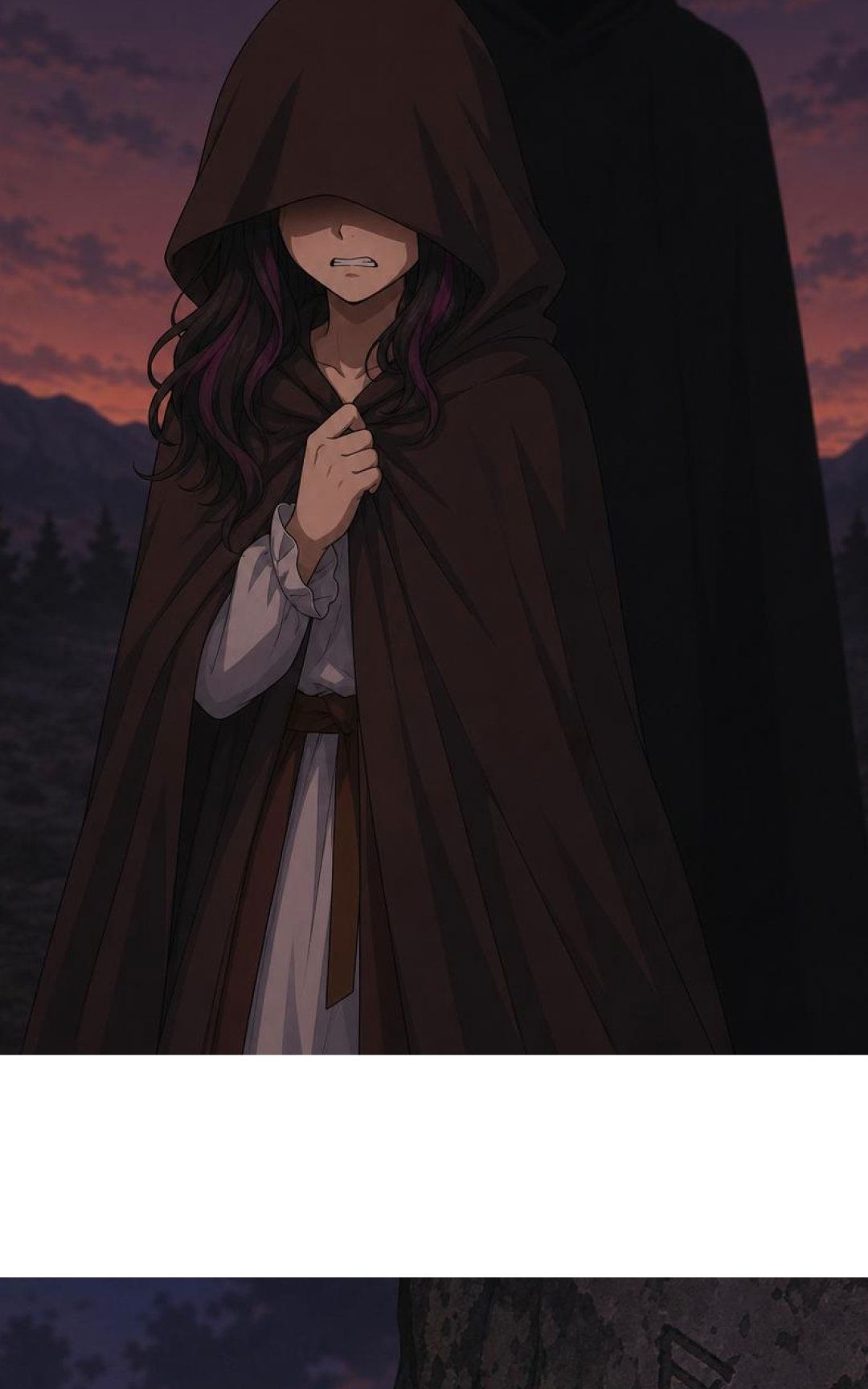 A stranger arrives panel 7