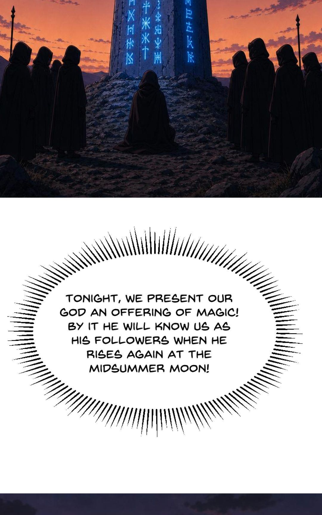 A stranger arrives panel 11