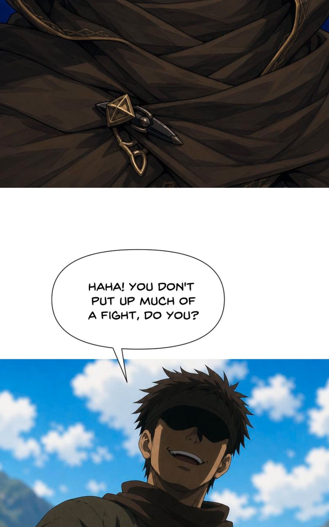 A stranger arrives panel 48