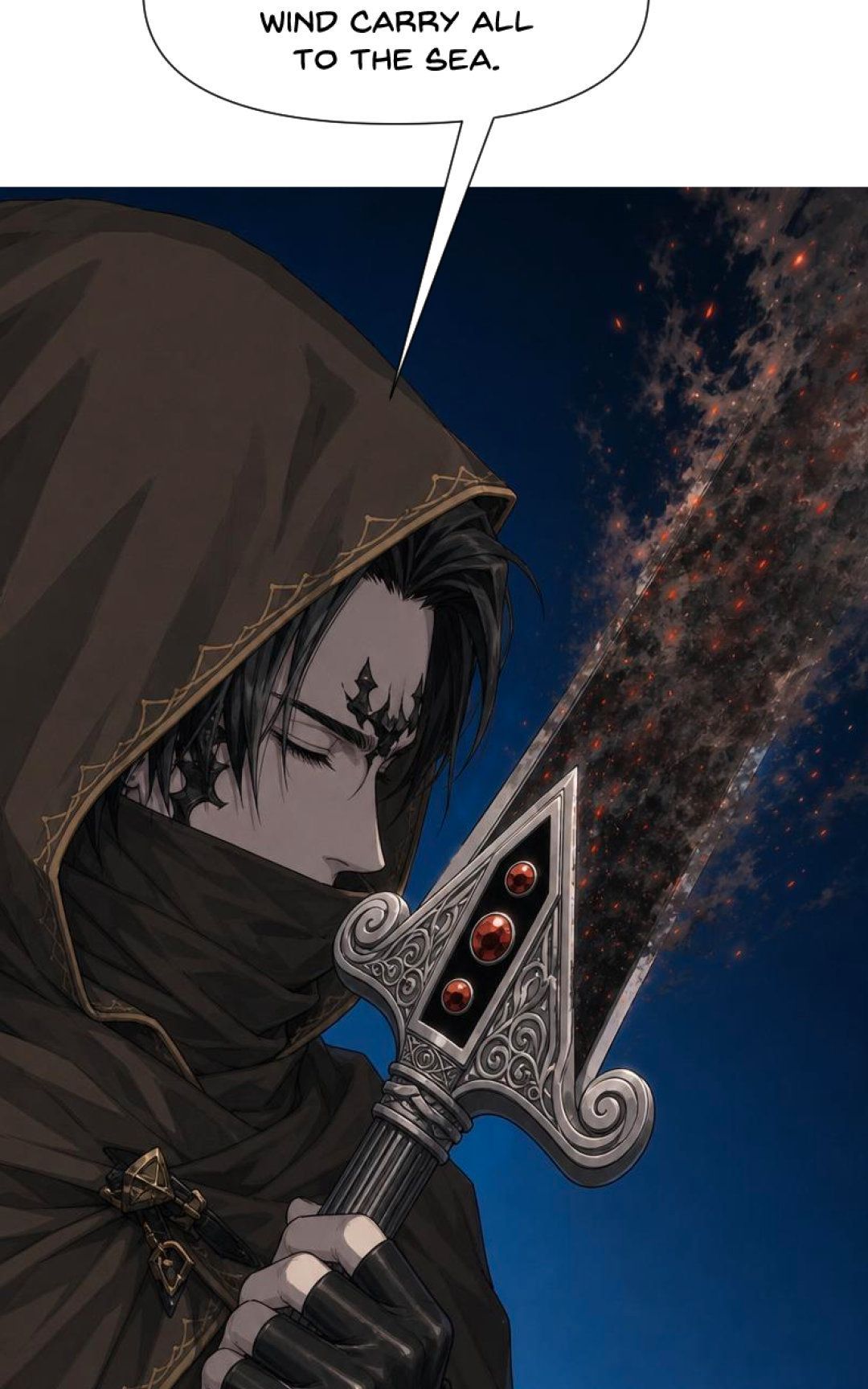 A stranger arrives panel 56