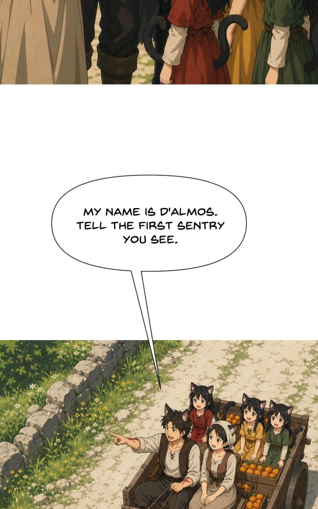 A stranger arrives panel 60