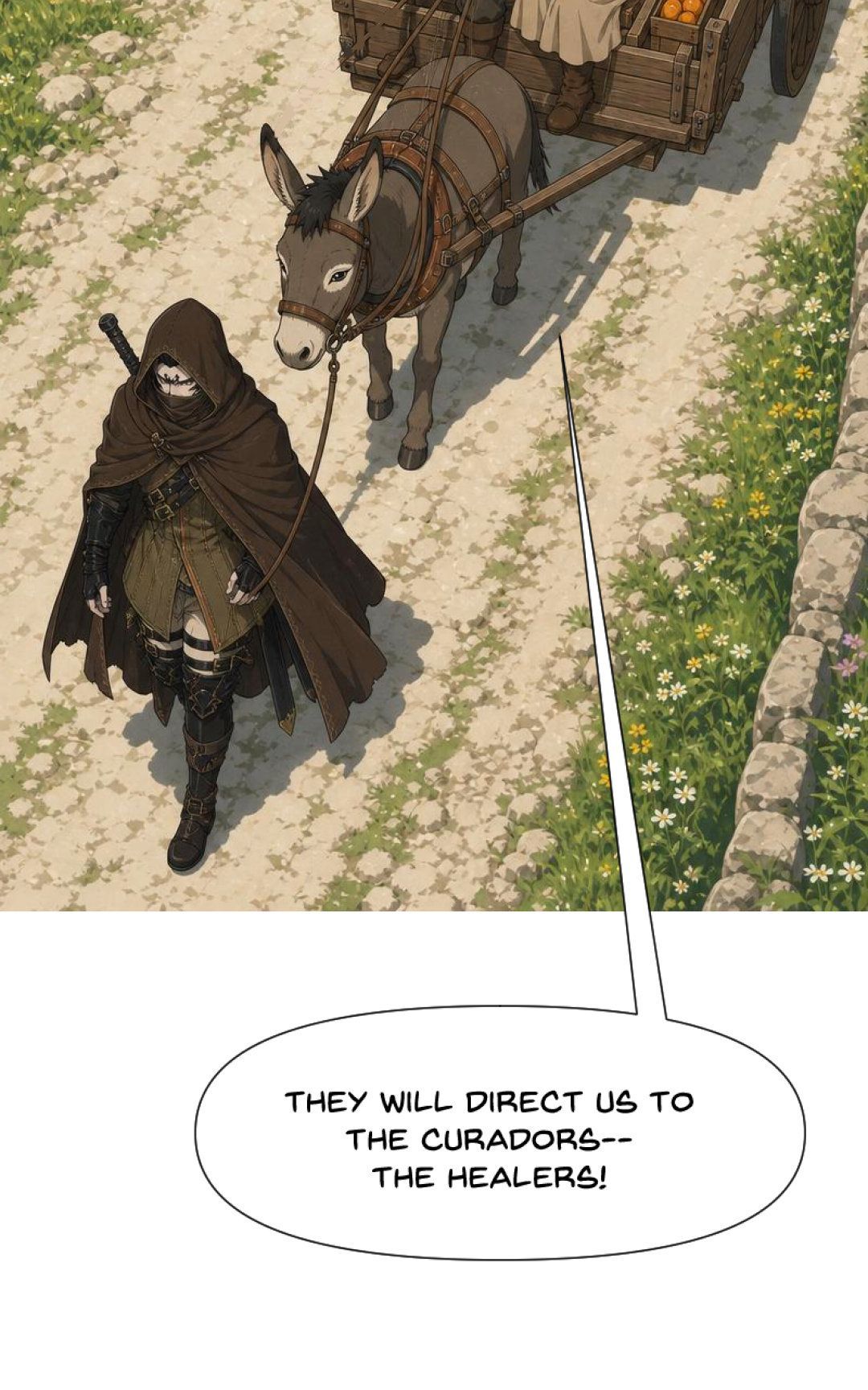A stranger arrives panel 61