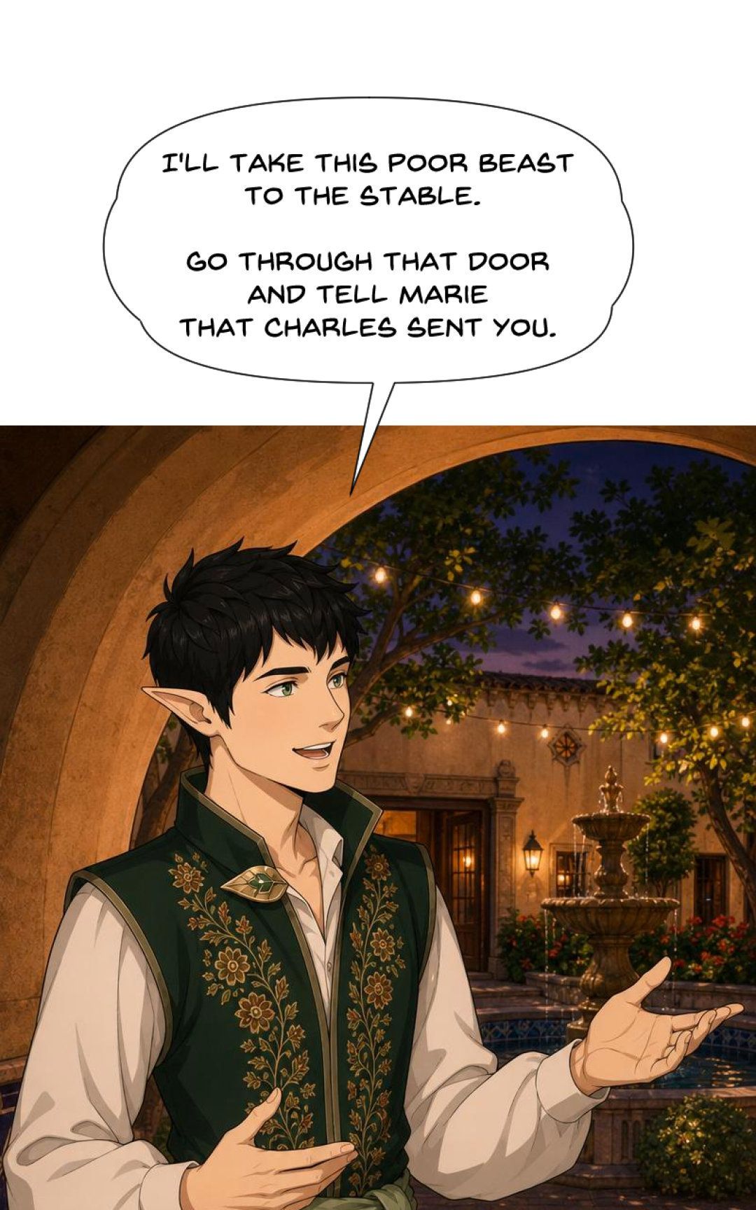 Dinner with Charles panel 10
