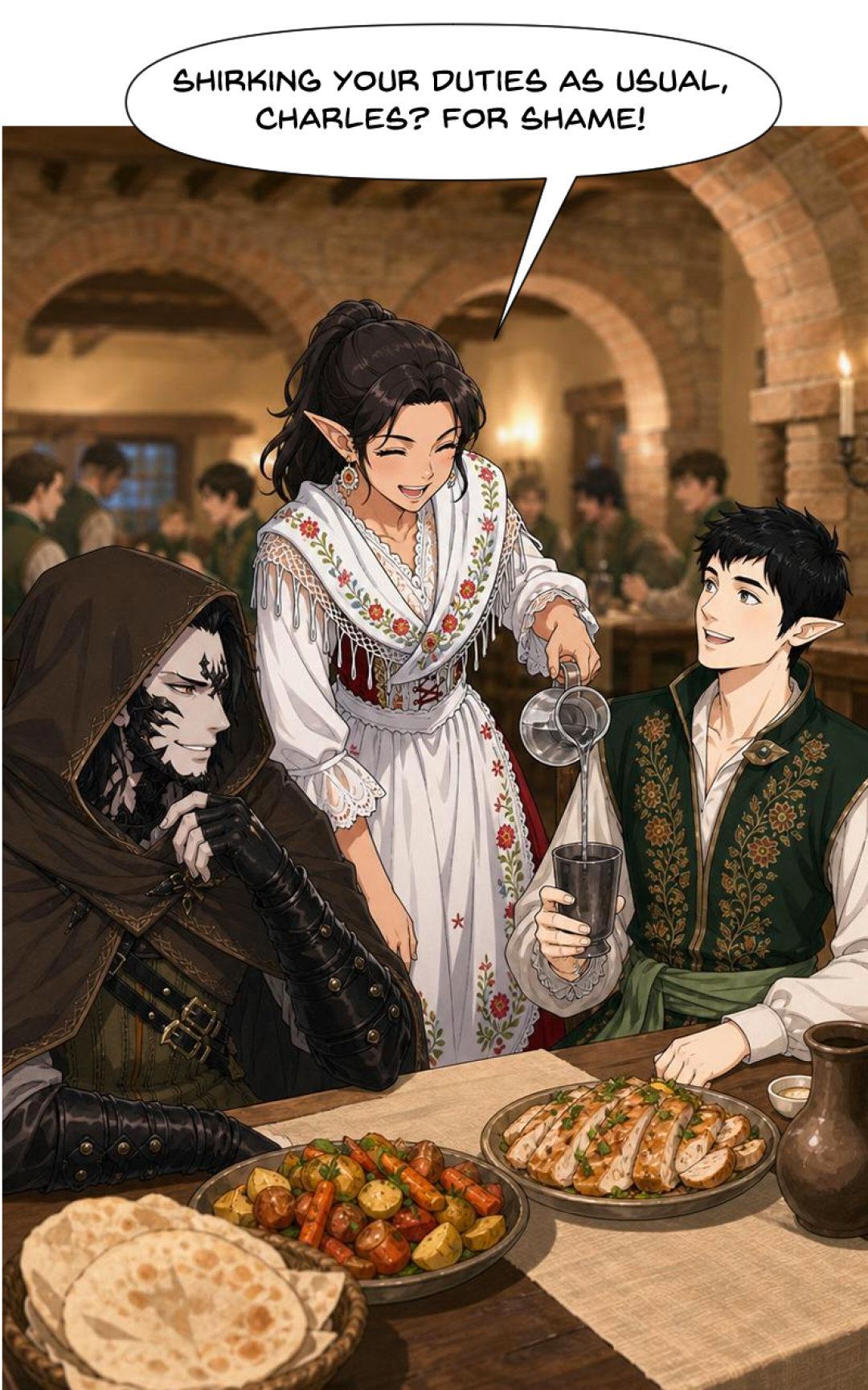 Dinner with Charles panel 24
