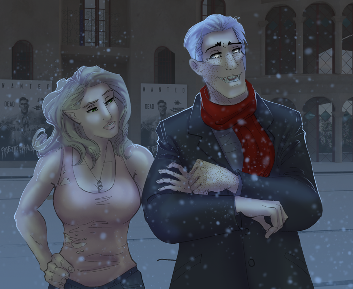 The cover art for the episode Ice in the Back of His Head from the comics series Chateau Grief, which is number 408 in the series