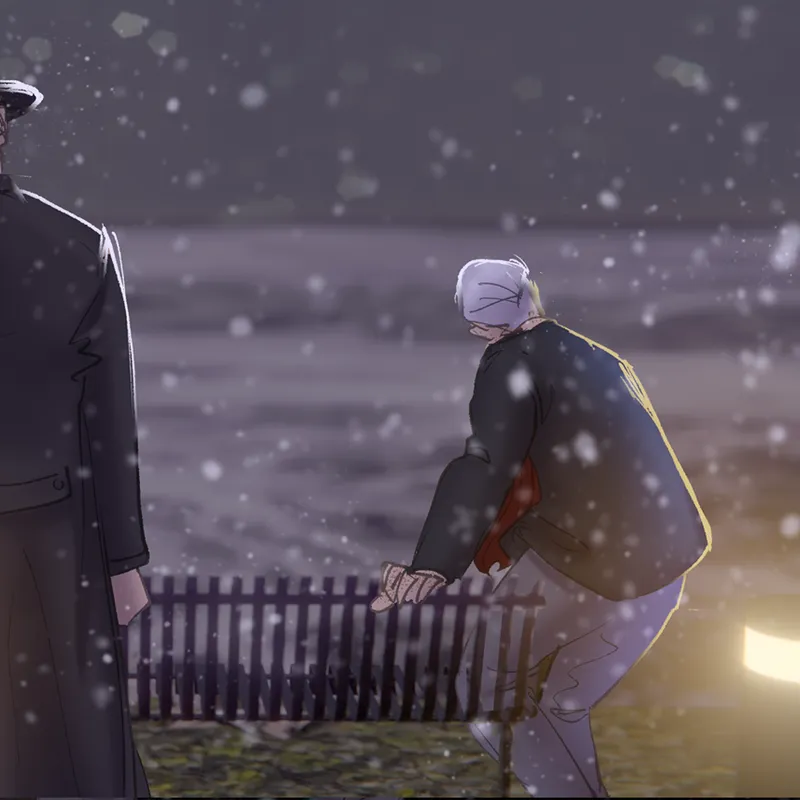 The frontpage cover art for the episode Disasterpiece from the comics series Chateau Grief, which is number 417 in the series