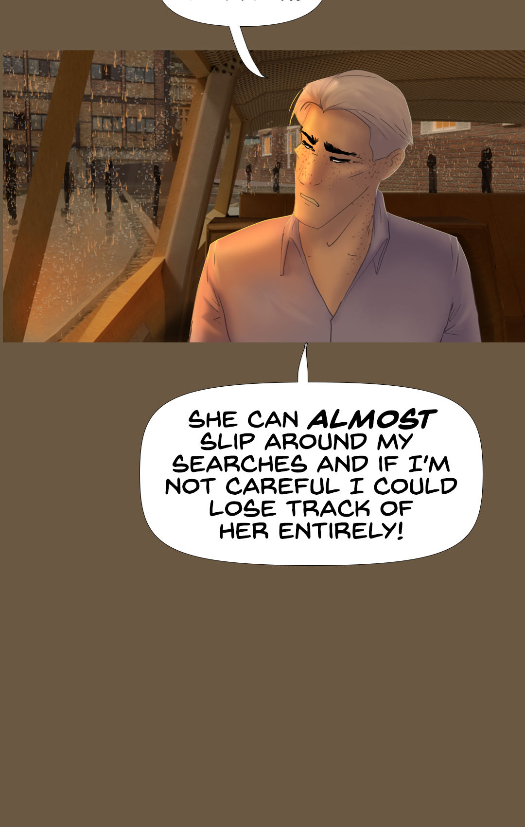 The Reign Never Lets Up panel 4