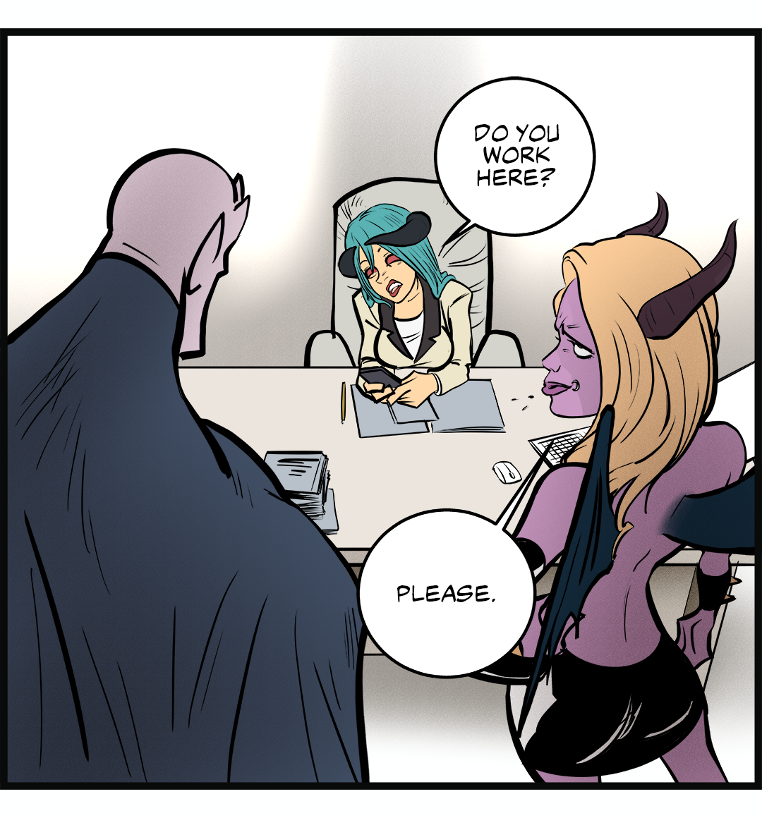 Do you have an appointment? panel 3