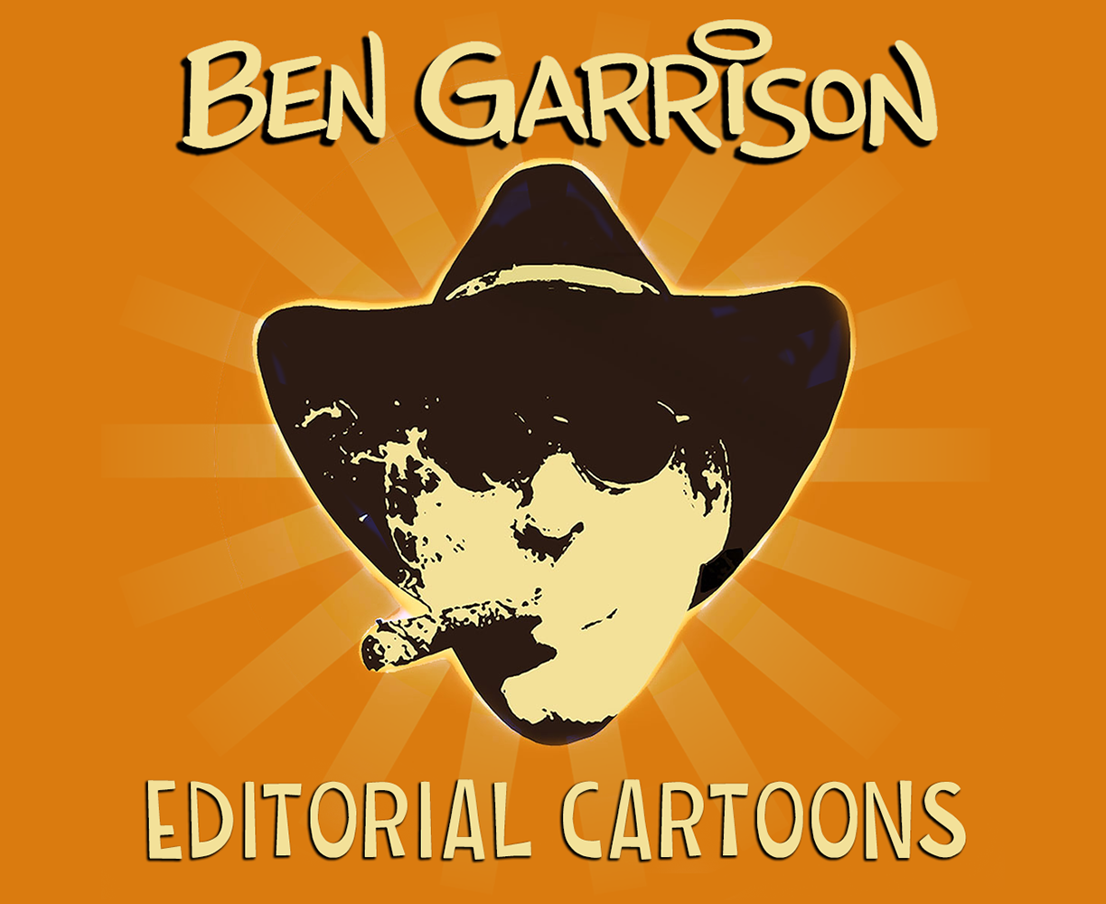 The cover art for the episode Kamala Harris Puts Down The Welcome Matt For Illegal Alien Criminals from the comics series Ben Garrison, which is number 166 in the series