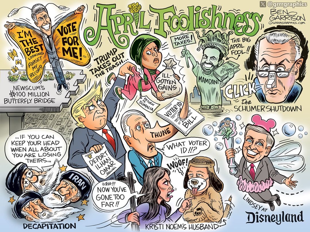 Happy April Fools Day, So much Foolishness Out There! panel 1