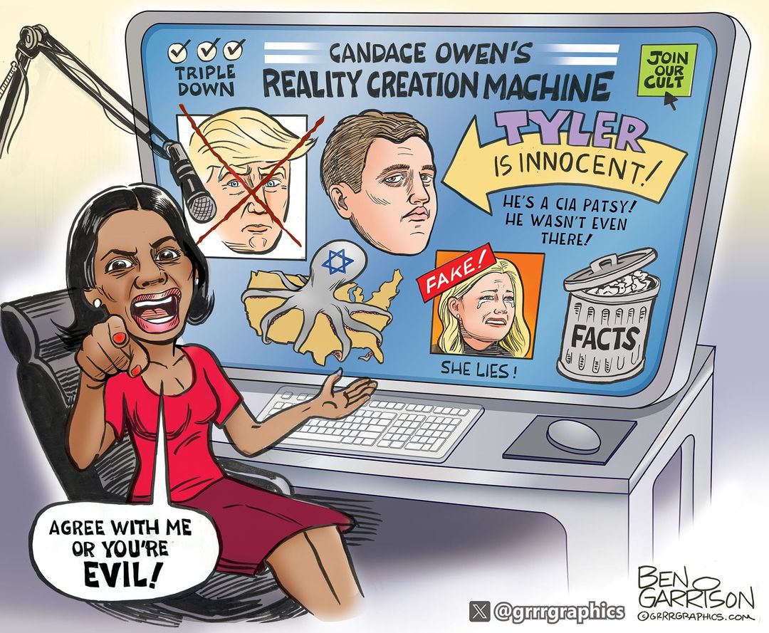 Candace Owen’s Reality Creation Machine panel 1