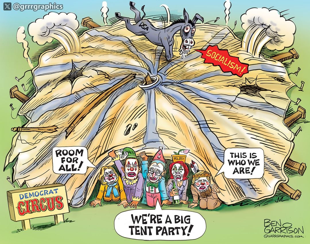 The Democrats Big Tent Has Collapsed panel 1