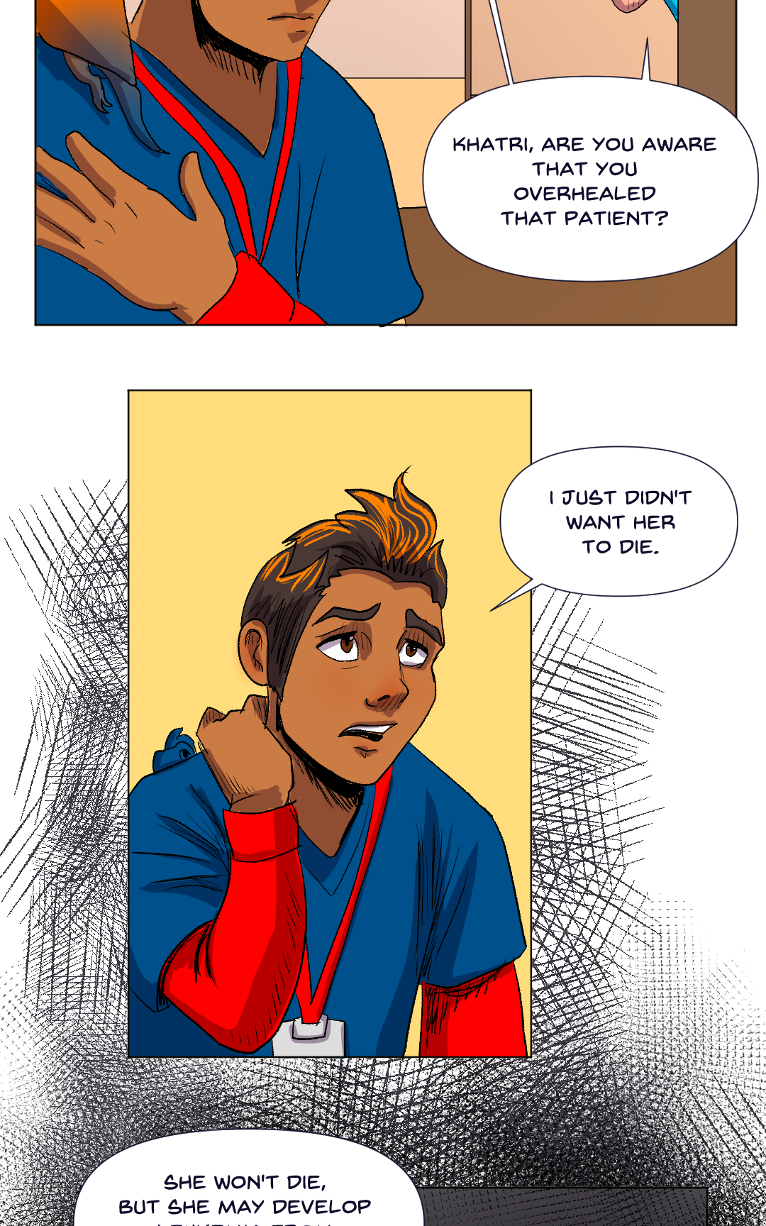 Overhealing panel 13