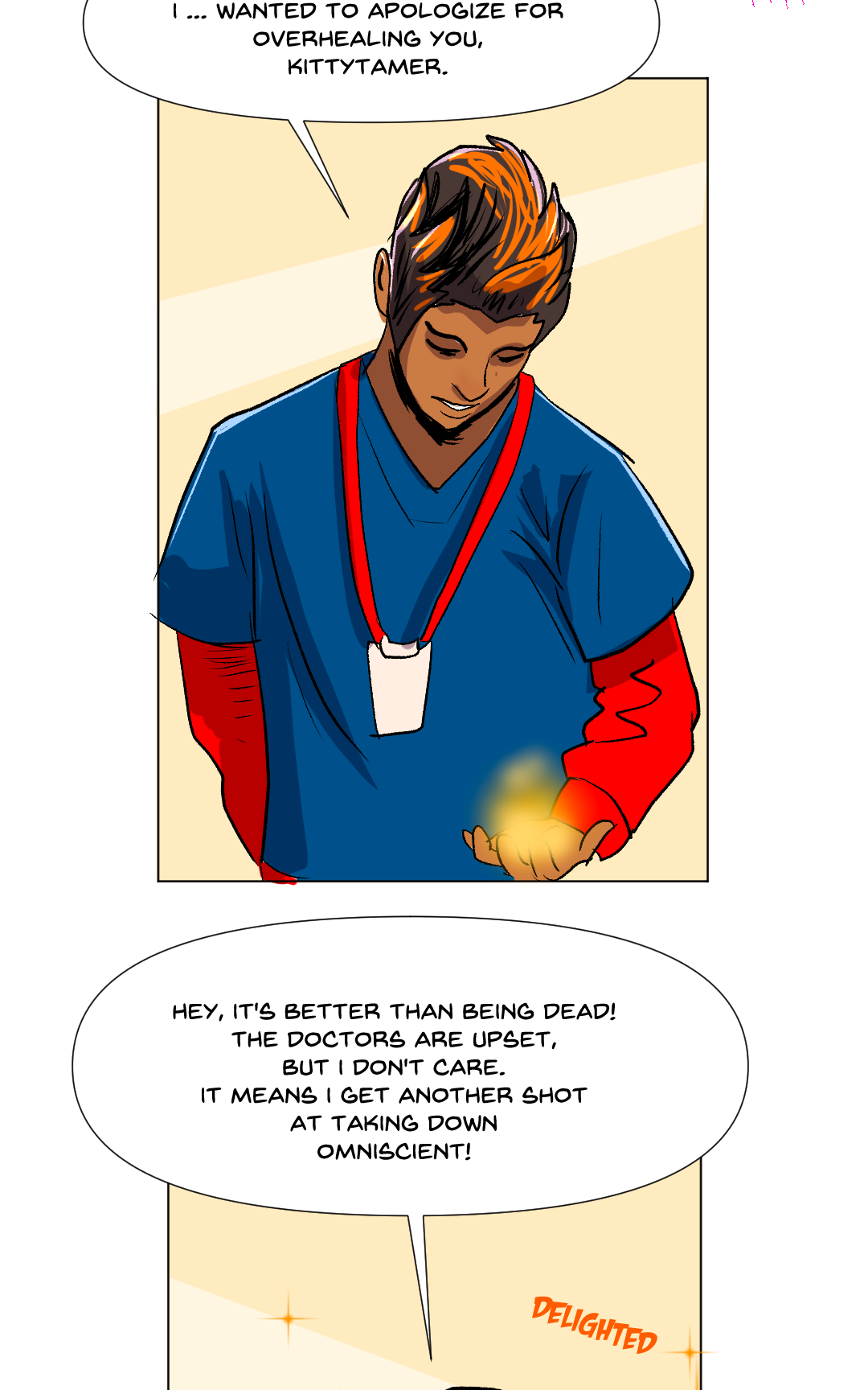 Overhealing panel 20