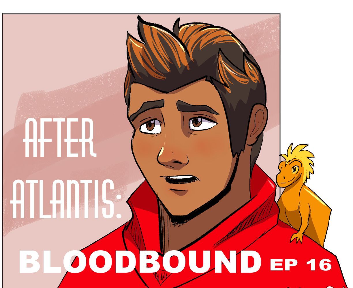 The cover art for the episode the team from the comics series After Atlantis, which is number 16 in the series