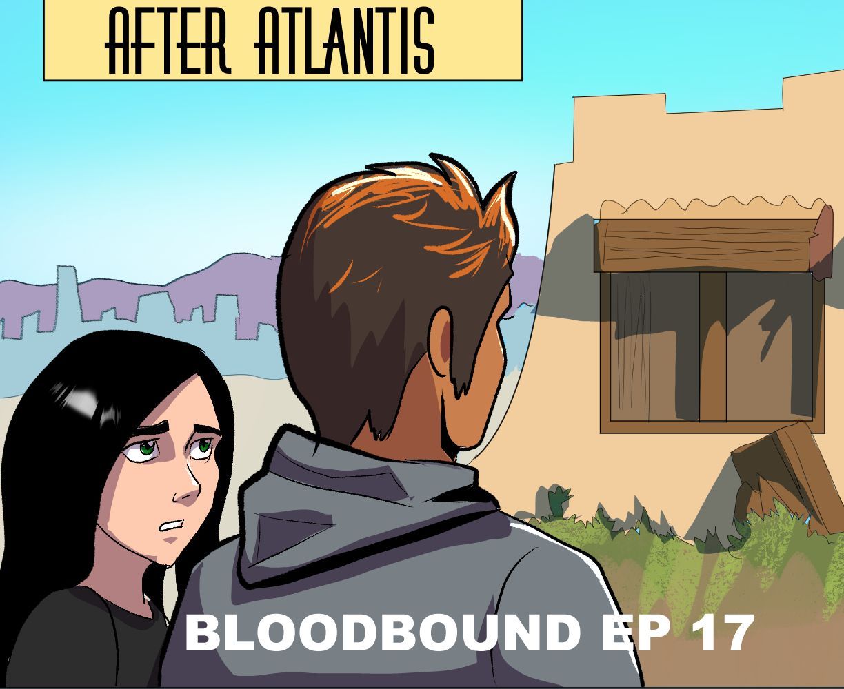 The cover art for the episode Going Undercover from the comics series After Atlantis, which is number 17 in the series